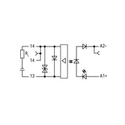WAGO - Optokoppler Optokopplermodul 859-797 DC 12 V − 10 Stück