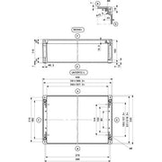 Bernstein - Leergehäuse Aluminiumgehäuse GEH.CA-400 400x230x110mm