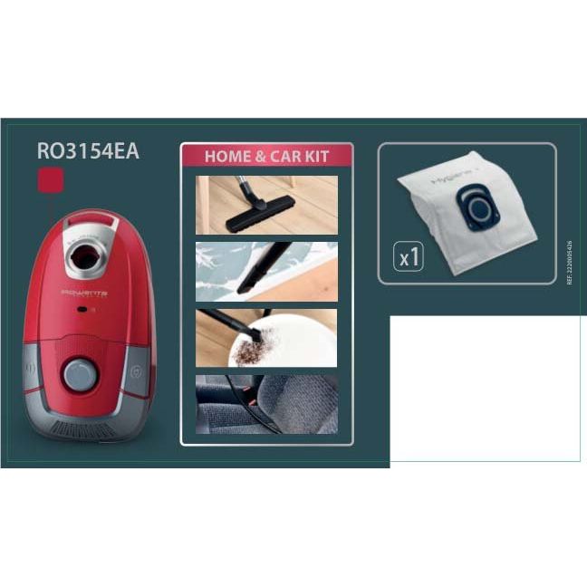 Rowenta - Staubsauger (elektrisch) Bodenstaubsauger RO3154 rt/gr Power XXL HomeCar
