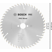 Bosch - Kreissägeblatt PRO Wood Kreissägeblatt, 2608641172 160 x 1,8 x 20 mm
