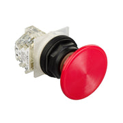 Schneider Electric - NOT-AUS-Taster, Komplettgerät Drucktaster 9001SKR25RH13 rot, D=30mm − 1 Stück