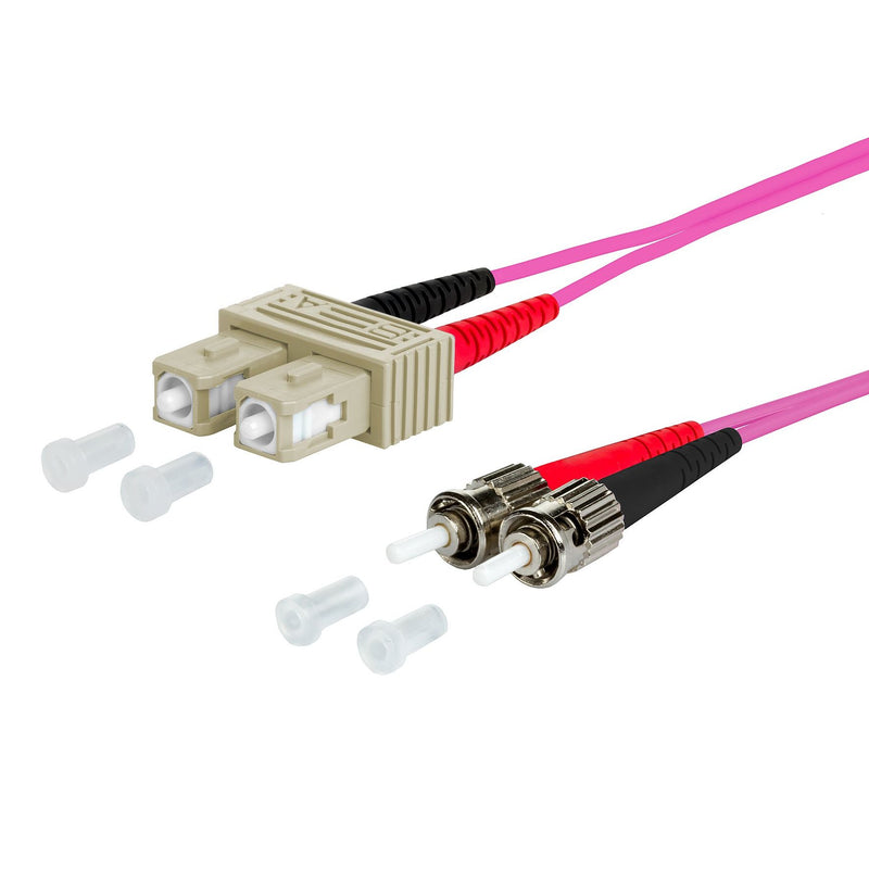 Metz Connect - Patchkabel LWL Duplexkabel SC/ST 151S1EOAOA0E 50,0 OM4 10m