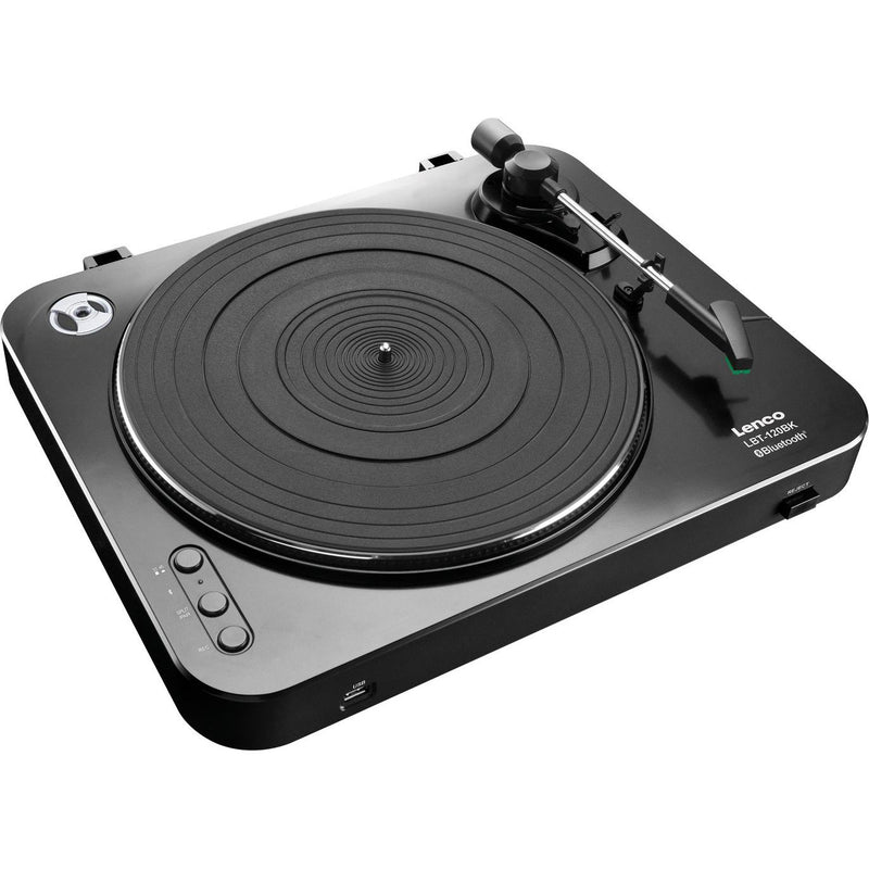 LENCO - Schallplattenspieler Plattenspieler LBT-120 sw USB,Direktantrieb