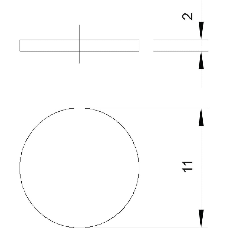 OBO Bettermann - Durchführungstülle Staubschutzplättchen 107 S VTEC PG7 − 100 Stück