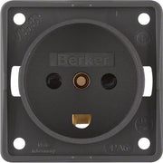 Berker - Steckdose anth 962722505 mit Schutzkontakt