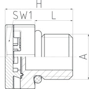 Jacob - Verschlussschraube Druckausgleichselement JDAE12PA067035 M12x1,5 − 100 Stück