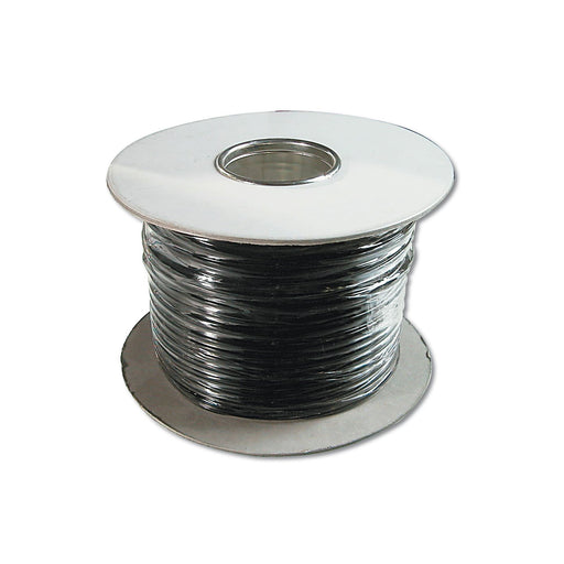 DIGITUS - Konfektionierte Fernmeldeleitung Flachband Install.kabel AK-460700-100-S 4-adr.100M AWG26 sw