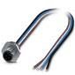Phoenix Contact - Rundsteckverbinder, feldkonfektionierbar (Industriesteckverbinder) Einbausteckverbinder SACC-E-M12M #1411580 5-polig M16 x 15 − 1 Stück