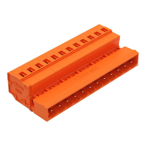 WAGO - Kabelsteckverbinder für Leiterplattensteckverbinder 1-Leiter-Stiftleiste 231-642/018-000 CAGECLAMP,2,5mm²,or − 25 Stück