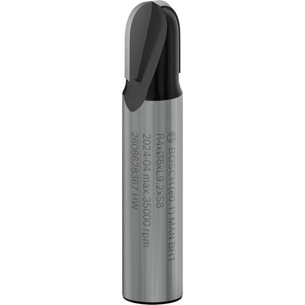 Bosch - Fräser PRO Hohlkehlfräser, 2608628367 R 4, Schaft 8 mm