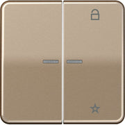 Jung - Bedienelement intelligent eNet Funk-Steuertaste FM CD 1701 GB 2fach,gold-bronze