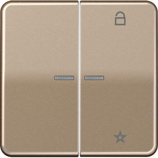 Jung - Bedienelement intelligent eNet Funk-Steuertaste FM CD 1701 GB 2fach,gold-bronze
