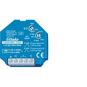 Eltako - Dimmer Universal-Dimmschalter EUD61NPL-230V Mindestlast nur 4W