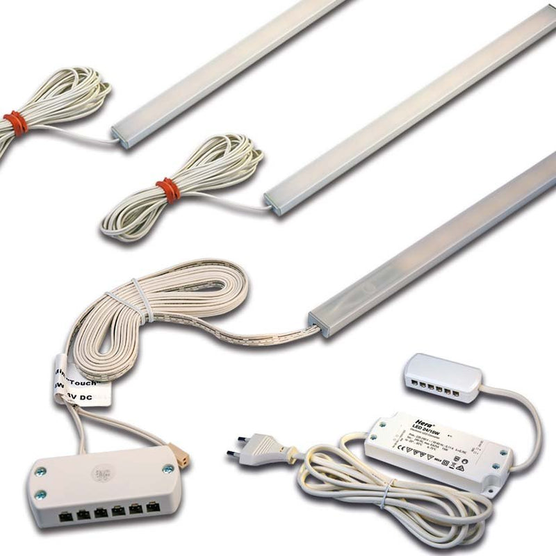 Hera - Decken-/Wandleuchte LED-Unterbauleuchte LEDADDON#61054823321 3erSet nw