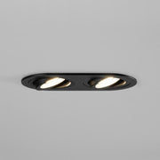Brumberg Leuchten - Downlight/Strahler/Flutlicht Einbaumodul oval 45020180 strukturschwarz