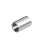 OBO Bettermann - Muffe für Installationsrohre Aluminiumverbindungsmuffe SVM25W ALU m. Gewinde M25x1,5 − 50 Stück