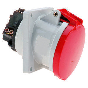 Bals Elektrotech - CEE-Anbausteckdose (IEC 60309) Anbausteckdose geneigt 63A 12406 4p 400V 6h IP44