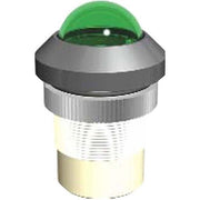 Scharnberger+Hasenbein - Single-LED LED-Signalleuchte 22mm 38614 230VAC/DC ws mt/chr