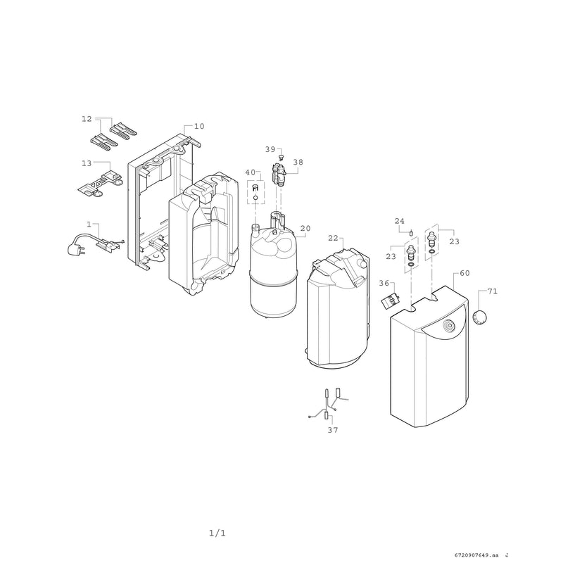 Bosch Thermotechnik - Warmwasserspeicher elektrisch Kleinspeicher TR2500TO 5 T 5L Untertisch