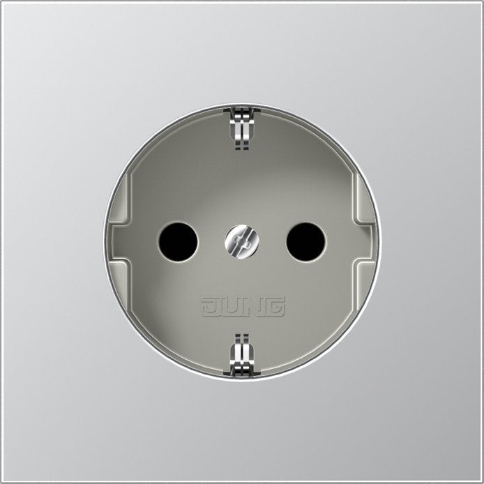 Jung - Steckdose SCHUKO-Steckdose AL 1520 KI aluminium
