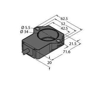 Turck - Drehgeber Miniatur Drehgeber RI360P1-QR20-LU4X2 mit Analogausgang