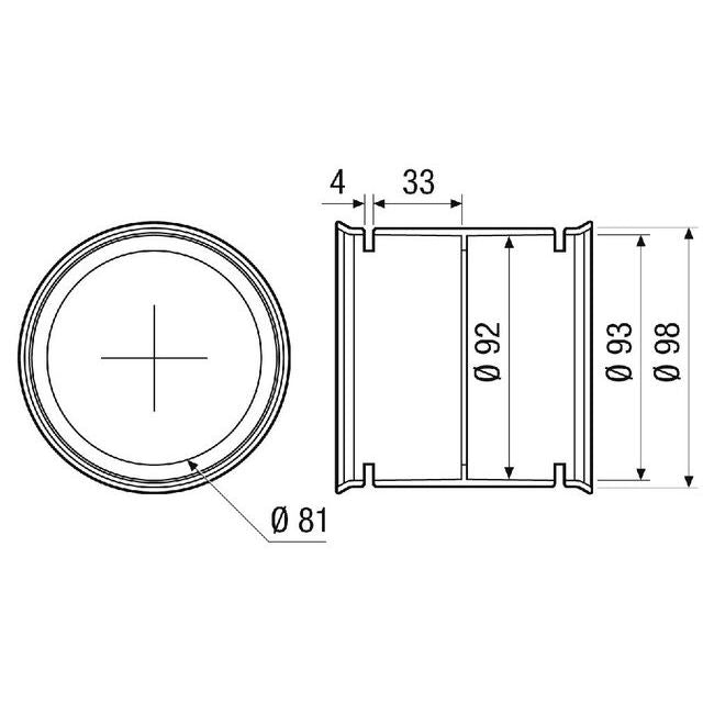 Maico - Zubehör/Ersatzteile für Ventilatoren Verbindungsmuffe MA-M90 DN90