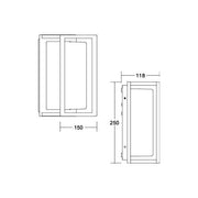 Brumberg Leuchten - Decken-/Wandleuchte LED-Wandleuchte 65162103 3000K, graphit