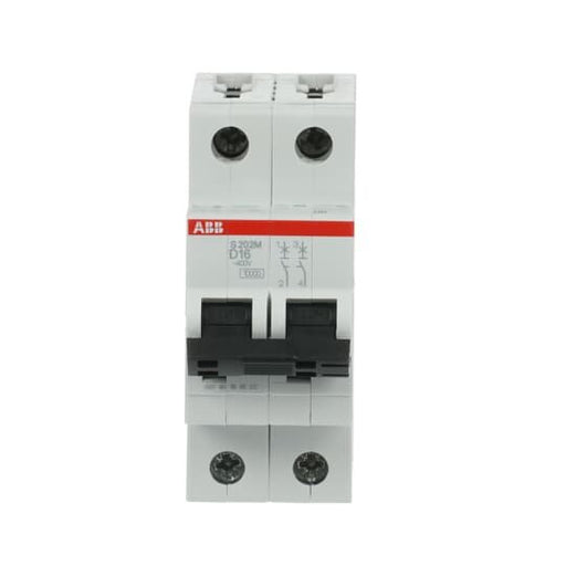 ABB Stotz S&J - Leitungsschutzschalter Sicherungsautomat S202M-D16 10 kA, 16 A, 2P