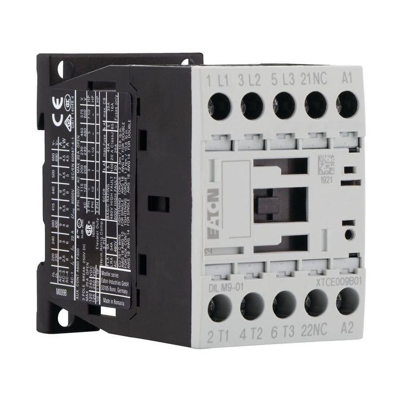 Eaton - Leistungsschütz zum Schalten von Wechselstrom Leistungsschütz DILM9-01(110V50/60HZ 1Ö 4kW/400V,AC