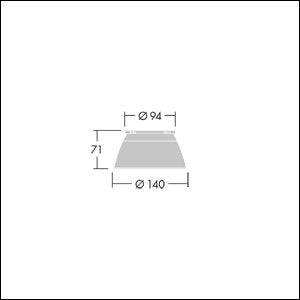 Thorn - Lichttechnisches Zubehör/Ersatzteile für Leuchten Reflektor UGR CETUS3M UGR INSERTEM