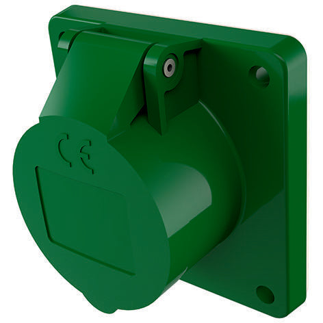 Mennekes - CEE-Anbausteckdose (IEC 60309) Anbaudose 1579 32A,3p,4h,50V,IP44