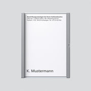 Siedle&Söhne - Zubehör/Ersatzteile für Türkommunikation Namensschild sil-met kpl. 200029784-00 f.TM 612-1 SM