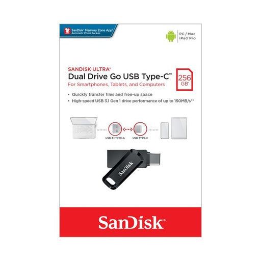 Sandisk - Speichermedium digital USB 3.1 OTG Stick 256GB SDDDC3-256G-G46 Sandisk,TypA-C