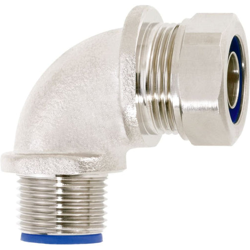 Lapp Zubehör - Metall-Schutzschlauch-Verschraubung SILVYN-LTP-90°-M25X1,5-MS 55510440 − 10 Stück