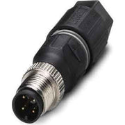 Phoenix Contact - Rundsteckverbinder, feldkonfektionierbar (Industriesteckverbinder) Sensor-Aktor-Stecker SACCM12MS-4QO-0,75-M 4p.,M12-Stecker,ger