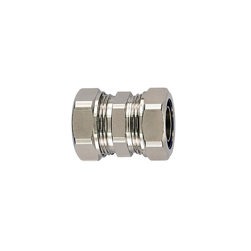 HellermannTyton - Verbinder für Wellschläuche Metallverschraubung 166-32601(10) Flüssigkeitsdicht − 10 Stück