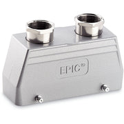 Lapp Zubehör - Gehäuse für Rechtecksteckverbinder EPIC-H-B-24-TG-2xM32-ZW 44422020 − 5 Stück