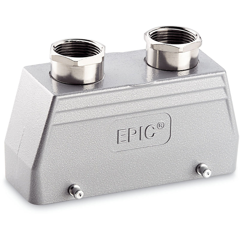 Lapp Zubehör - Gehäuse für Rechtecksteckverbinder EPIC-H-B-24-TG-2xM32-ZW 44422020 − 5 Stück