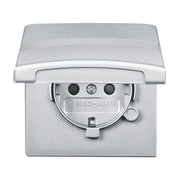 Busch-Jaeger - Steckdose Schuko-Steckdoseneinsatz 20 EUGKBN-33-101 IP44 alusilber