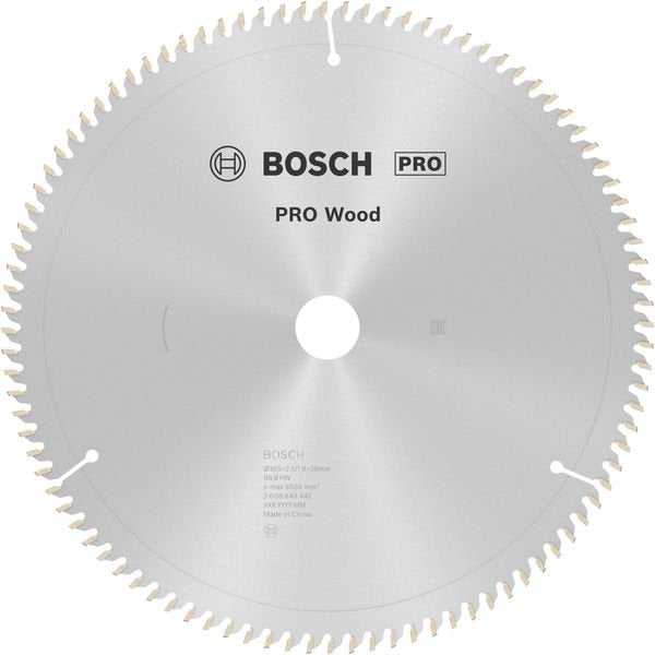 Bosch - Kreissägeblatt PRO Wood Kreissägeblatt, 2608640442 305 x 2,5 x 30 mm
