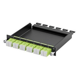 Telegärtner - Moduleinsatz für Patchpanel LWL HD3-ES Patch-Modul 100022364 0,5HE 6xLC-D OS2/PC