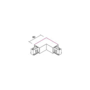 Brumberg Leuchten - Elektrisches Zubehör/Ersatzteile für Leuchten Eckverbinder 88127080 sw,Schutzleiter auß