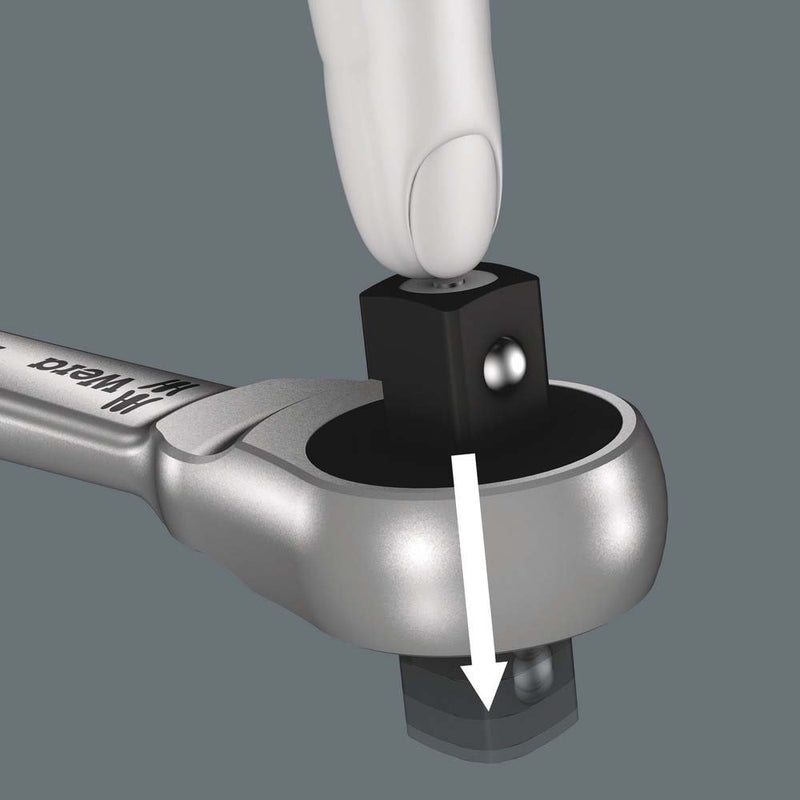 Wera Werk - Werkzeugset Metall-Knarrensatz 004017 1/4"-Antrieb 28-tlg  − 1 Stück