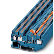 Phoenix Contact - Trenn- und Messtrenn-Reihenklemme Durchgangsreihenklemme PT 2,5-TWIN-MT BU 0,14-4qmm, 5,2mm, bl − 50 Stück