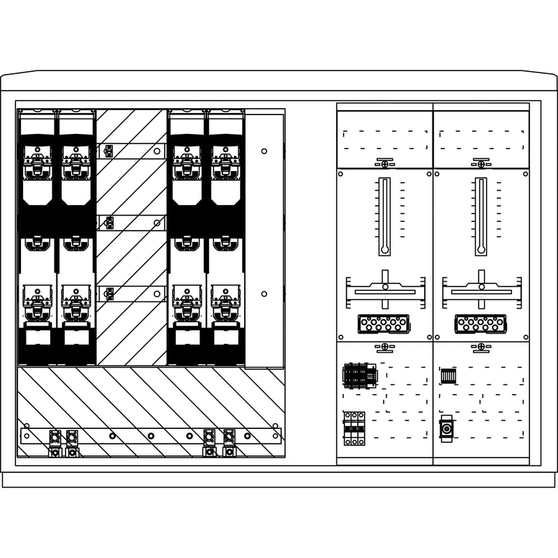 Elsta Mosdorfer - Zähler-Komplettschrank Wandlerschrank Freiluft WS834L.N1.C2201 WS A850-3 N1 L 400A