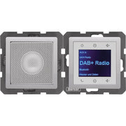 Berker - Elektronik-Gerät für Installationsschalterprogramme Radio mit Lautspr. DAB+, B 30806084 t.,Q.x alu