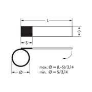WAGO - Kennzeichnungsmaterial Etiketten 211-150 9x17mm 70Bögen sw − 20 Stück