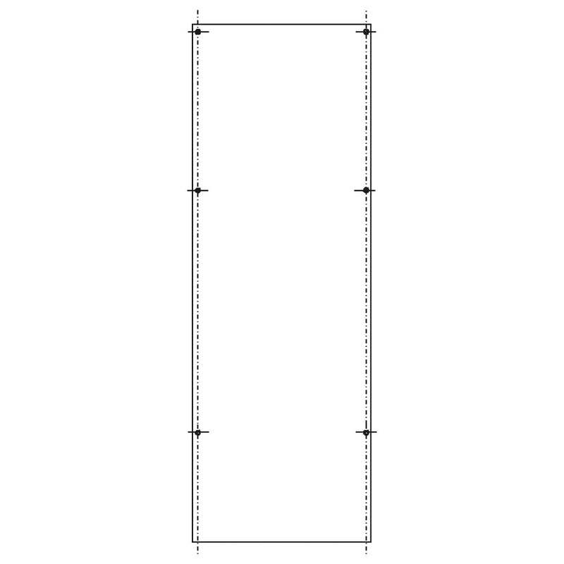 ABN - Montageplatte für Verteilergehäuse PVC-Montageplatte AS-202 SY79267M