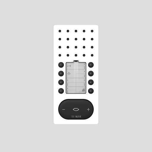 Siedle&Söhne - Innenstation für Türkommunikation Bus-Freisprechtelefon BFC 850-0 WH/S Comf.Intercom ws hgl