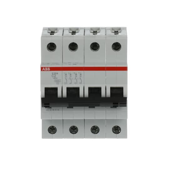 ABB Stotz S&J - Leitungsschutzschalter Sicherungsautomat S204-C2 6 kA, 2 A, 4P